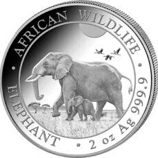 2 Unzen - Somalia Elefant 2022