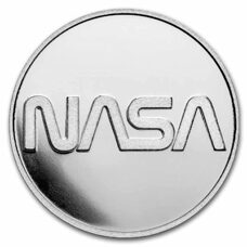 1 Unze - USA Mesa Grande NASA Retro Worm Logo 2022