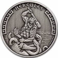 1 Unze - Niue "Heroes of Greek Mythology" Hercules 2023 Antik Finish