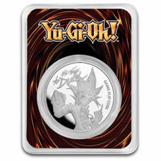 1 Unze - Niue 25 Jahre Yu Gi Oh! Game Flip Coin 2023 Blister