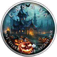 1 Unze - Maple Leaf "Halloween" Spooky House 2023