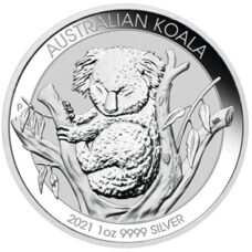 1 Rolle à 20 Stück 1 Unze - Koala 2021