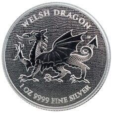 1 Unze - Niue "Wappensymbole" Welsh Dragon 2022