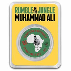 1 Unze - Niue Muhammad Ali - Rumble In The Jungle 2023 Colored