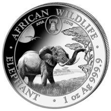 1 Unze - Somalia Elefant ANA Philadelphia 2018