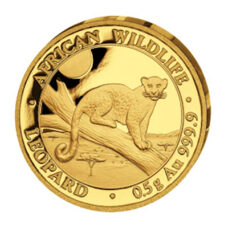 0,5 Gramm Gold - Somalia Leopard 2021 Proof