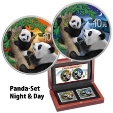 China - Panda 2021 Set "Day & Night"