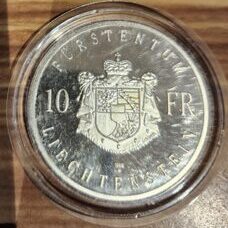 Liechtenstein - 10 Franken 1990 Proof