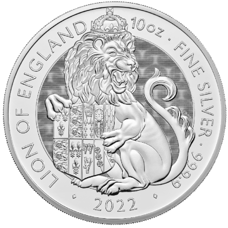 10 Unzen - "The Tudor Beasts" Lion of England 2022