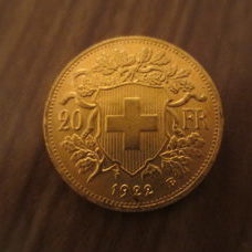 20 Franken - Goldvreneli 1922