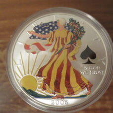 1 Unze - American Eagle 2006 Colored "Spades"