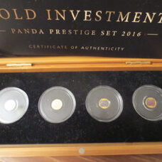 4* 1 gramme d'or - Chine Panda 2016 Coffret Prestige