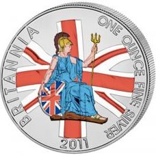 1 Unze - Britannia 2011 Colored