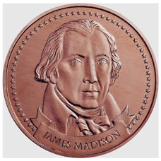 1 oz Cuivre - USA - James Madison