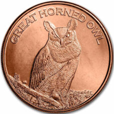 1 Unze Kupfer - USA - Great Horned Owl