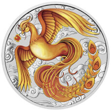 1 Unze - Myths & Legends Phoenix Red Gold 2022
