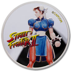 1 Unze - Fiji Street Fighter II 30 Jahre: Chun Li 2021 colored