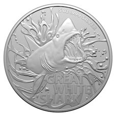 5 oz - Australie "Dangerous Animals" Great White Shark 2022