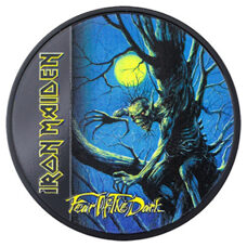 1 Unze - Cook Islands Iron Maiden Fear of the Dark 2022 Obsidian Black Colored