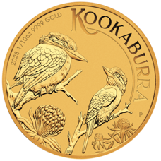 1/10 Unze Gold - Kookaburra 2023