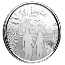 1 Unze - St. Lucia "Couple" 2022
