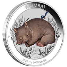 1 Unze - Australien Wombat 2023 Colored im Blister