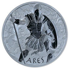 1 oz - Tuvalu Gods of Olympus - Ares 2023 BU