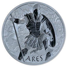 5 oz - Tuvalu Gods of Olympus - Ares 2023 BU