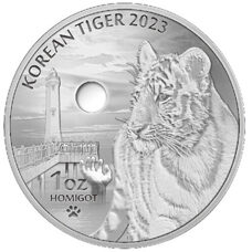1 Unze - Südkorea Koreanischer Tiger 2023