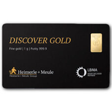 1 gramme  Lingot d'or "Discover Gold"