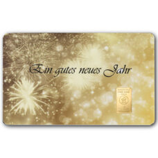 1 gramme  Lingot d'or "Happy New Year"