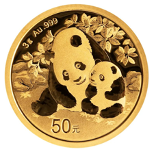3 gramme d'or - Chine Panda 2024