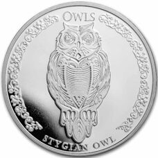 1 oz - Tchad "Série hibou" Stygian Owl 2024