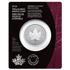 1 Unze - Maple Leaf 2024 Privy Congratulations