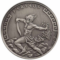 1 oz -  Niue "Héros de la mythologie grecque" Persée 2024 Finition Antik
