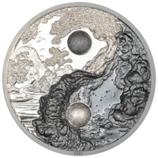 1 oz - Palau Yin and Yang 2024 Ultra High Relief Black Proof