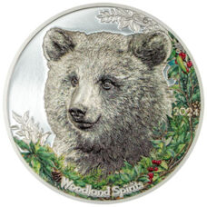 1 oz - Mongolie - Woodland Spirits Bear 2024 PP coloré