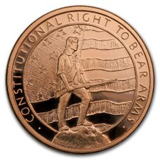 2 oz Cuivre - Second Amendment (Right to Bear Arms)
