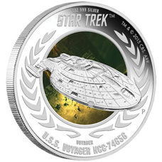 1 Unze - Tuvalu "Star Trek" Voyager 2015