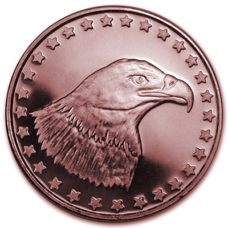 1 Unze Kupfer - USA - Eagle Head