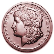 1 Unze Kupfer - USA - Morgan Dollar
