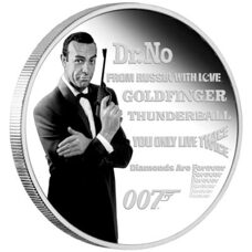 1 Unze - Tuvalu "James Bond Legacy Serie" 1. Ausgabe 2021 Proof