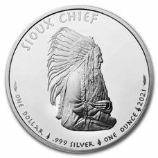 1 Unze - USA Sioux Indian Chief Portrait 2021