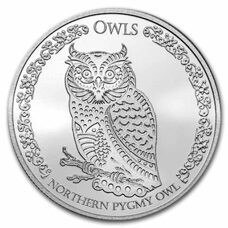 1 Unze - Tokelau "Eulen-Serie" Northern Pygmy Owl 2021