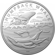 1 Unze - Australien - RAM Antarctic Territory Humpback Whale 2023