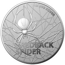 1 Unze - Australien "Dangerous Animals" Redback Spider 2020